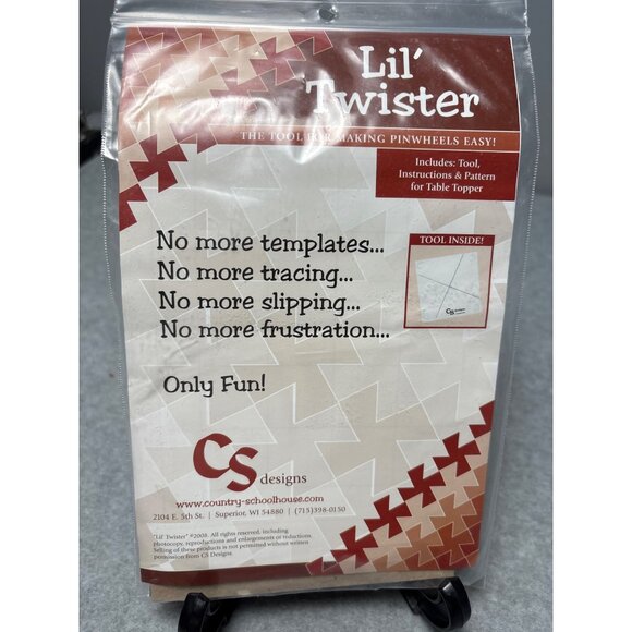 Lil Twister Tool with Instructions & Pattern for Table Topper - Picture 4 of 5